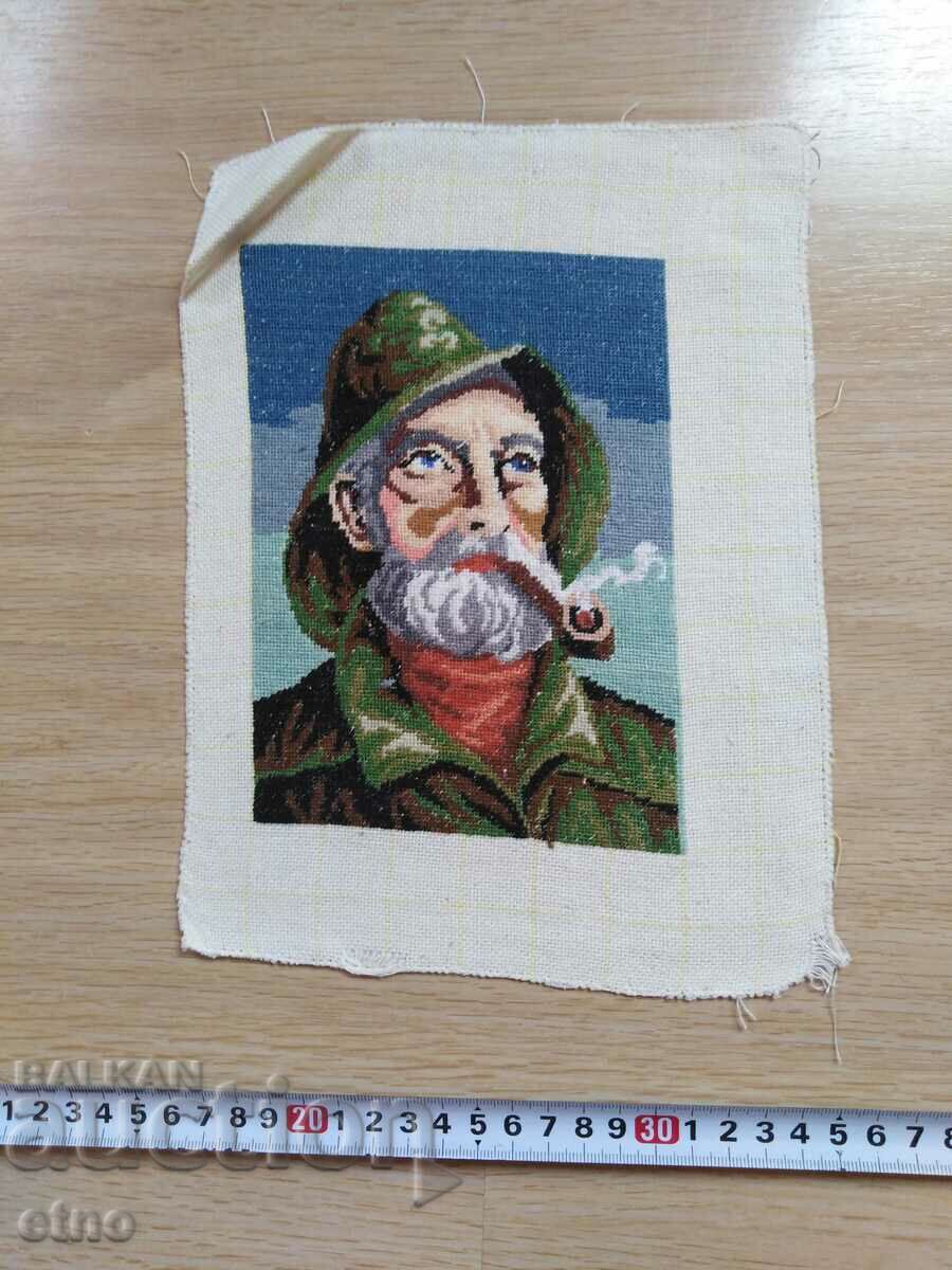 OLD TAPESTRY "THE OLD MAN WITH THE PIPE" with price 40.00 BGN | € 20.45 OLD TAPESTRY "THE OLD MAN WITH THE PIPE" with price 40.00 BGN | € 20.45