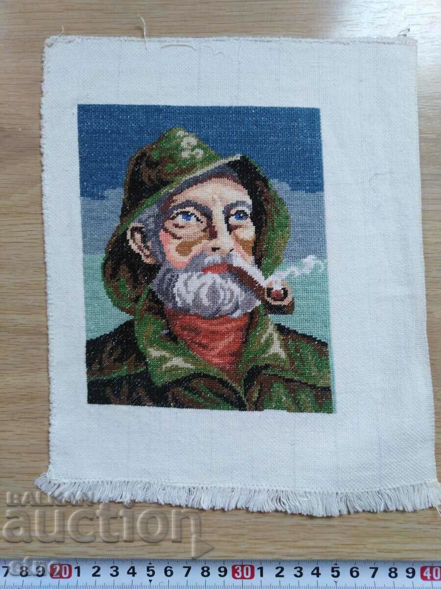 OLD TAPESTRY "THE OLD MAN WITH THE PIPE" with price 40.00 BGN | € 20.45 OLD TAPESTRY "THE OLD MAN WITH THE PIPE" with price 40.00 BGN | € 20.45