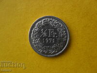1/2 franc 1971 Elveția