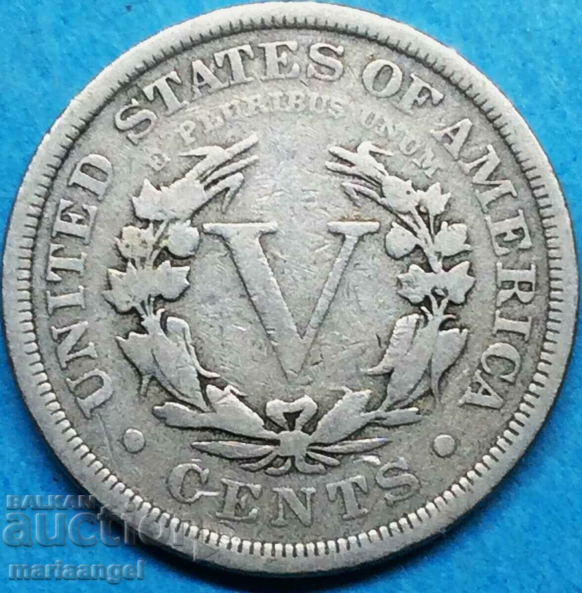 САЩ 5 цента 1903 Либерти
