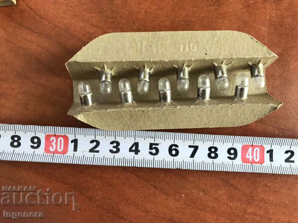 MINI INDICATOR LAMPS FROM 1956 - GENERAL ELECTRIC - 10 PCS. NEW - 5