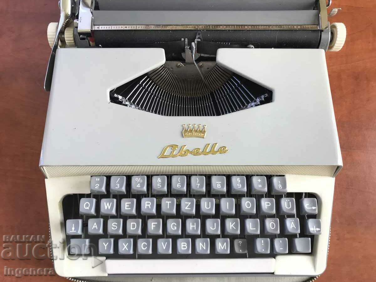 "LIBELLE" TYPEWRITER NEW!!! with price 185.00 BGN | € 94.59 "LIBELLE" TYPEWRITER NEW!!! with price 185.00 BGN | € 94.59