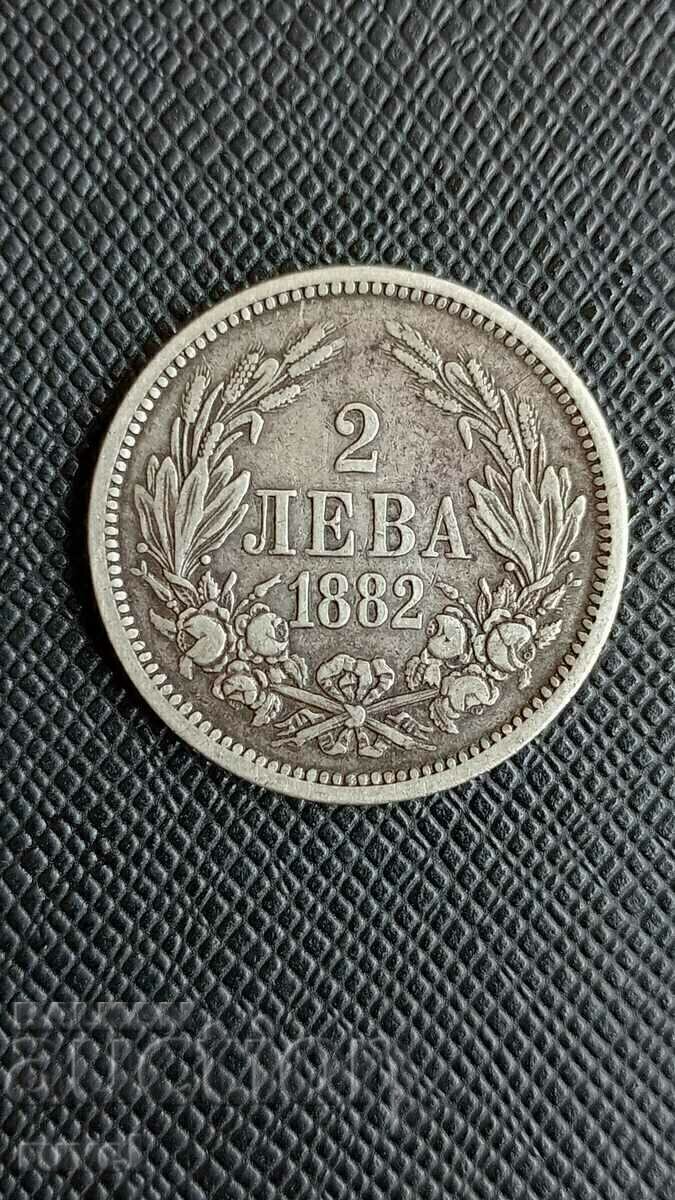 2 лева 1882 г.