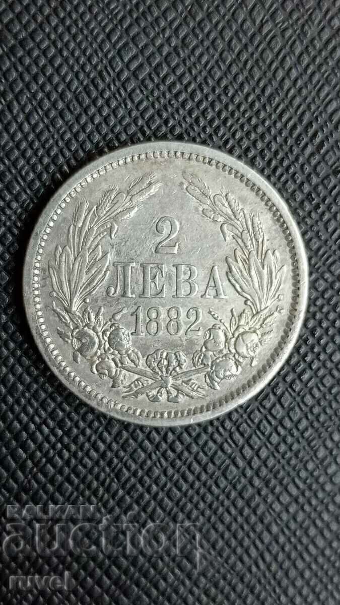 2 лева 1882 г.
