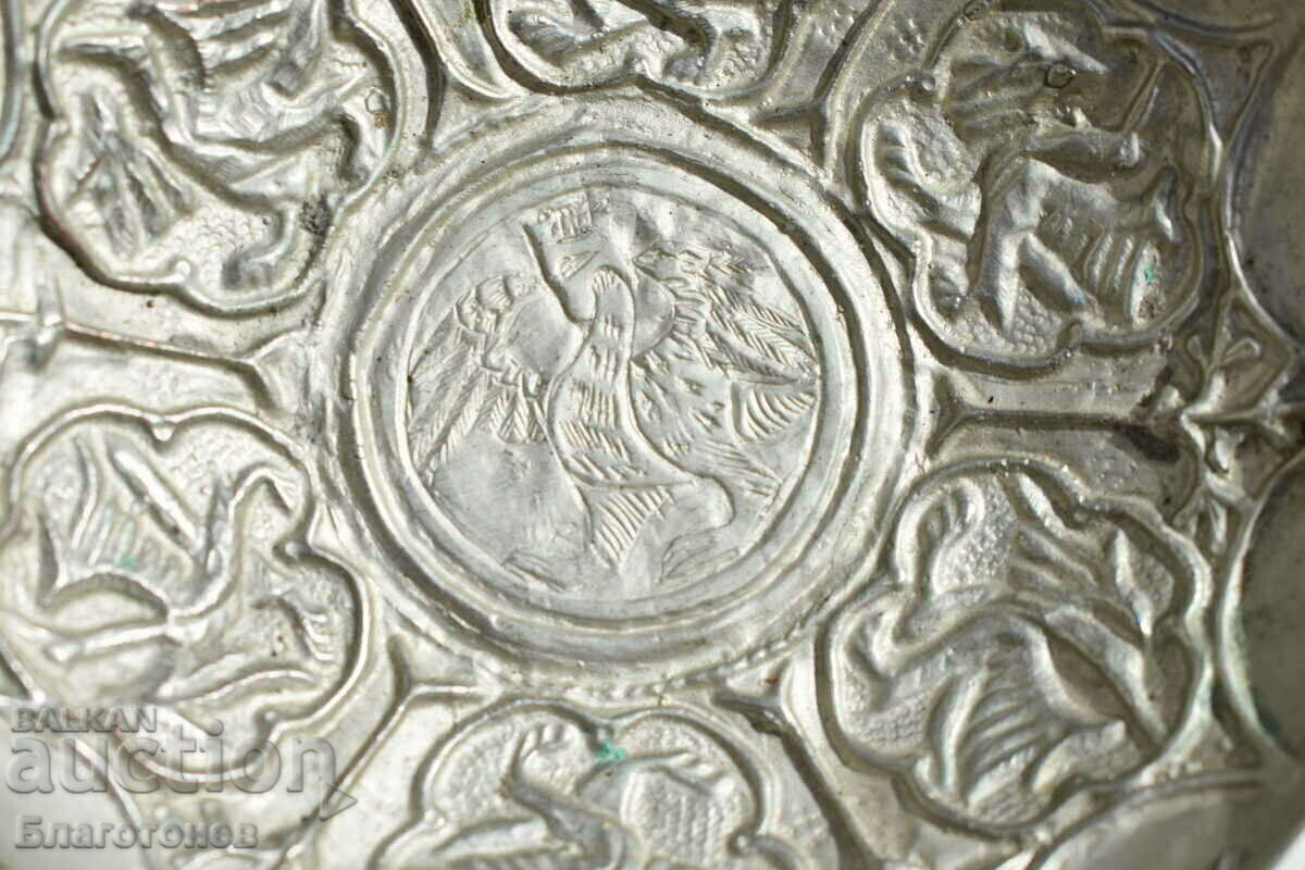 Copper tas plate bowl with price 250.00 BGN | € 127.82 Copper tas plate bowl with price 250.00 BGN | € 127.82