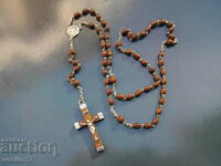 OLD PRAYER ROSARY WITH SILVER