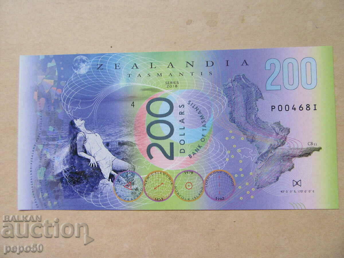 COLLECTOR'S BANKNOTE - ZEALAND - 2018 COLLECTOR'S BANKNOTE - ZEALAND - 2018