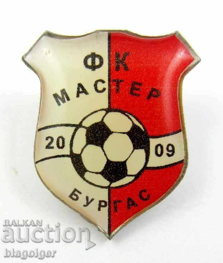 Semn de fotbal rar-FC MASTER-Burgas