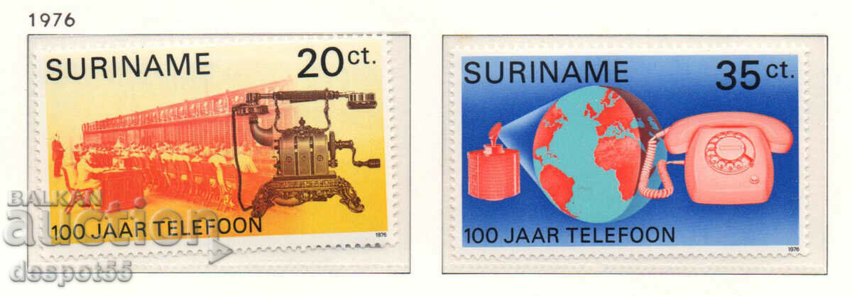 1976. Σουρινάμ. Η 100η επέτειος του τηλεφώνου.