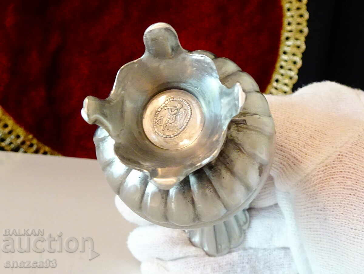 Italian pewter jug, Baroque, marked - 7 Italian pewter jug, Baroque, marked - 7