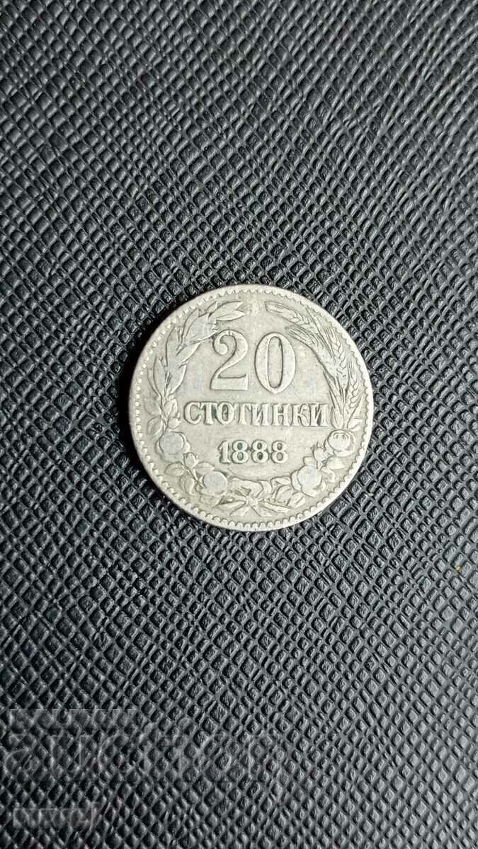 20 de cenți 1888 20 de cenți 1888