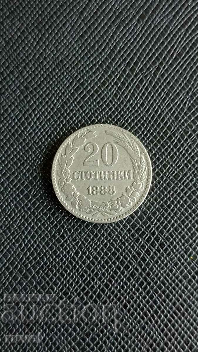 20 cents 1888