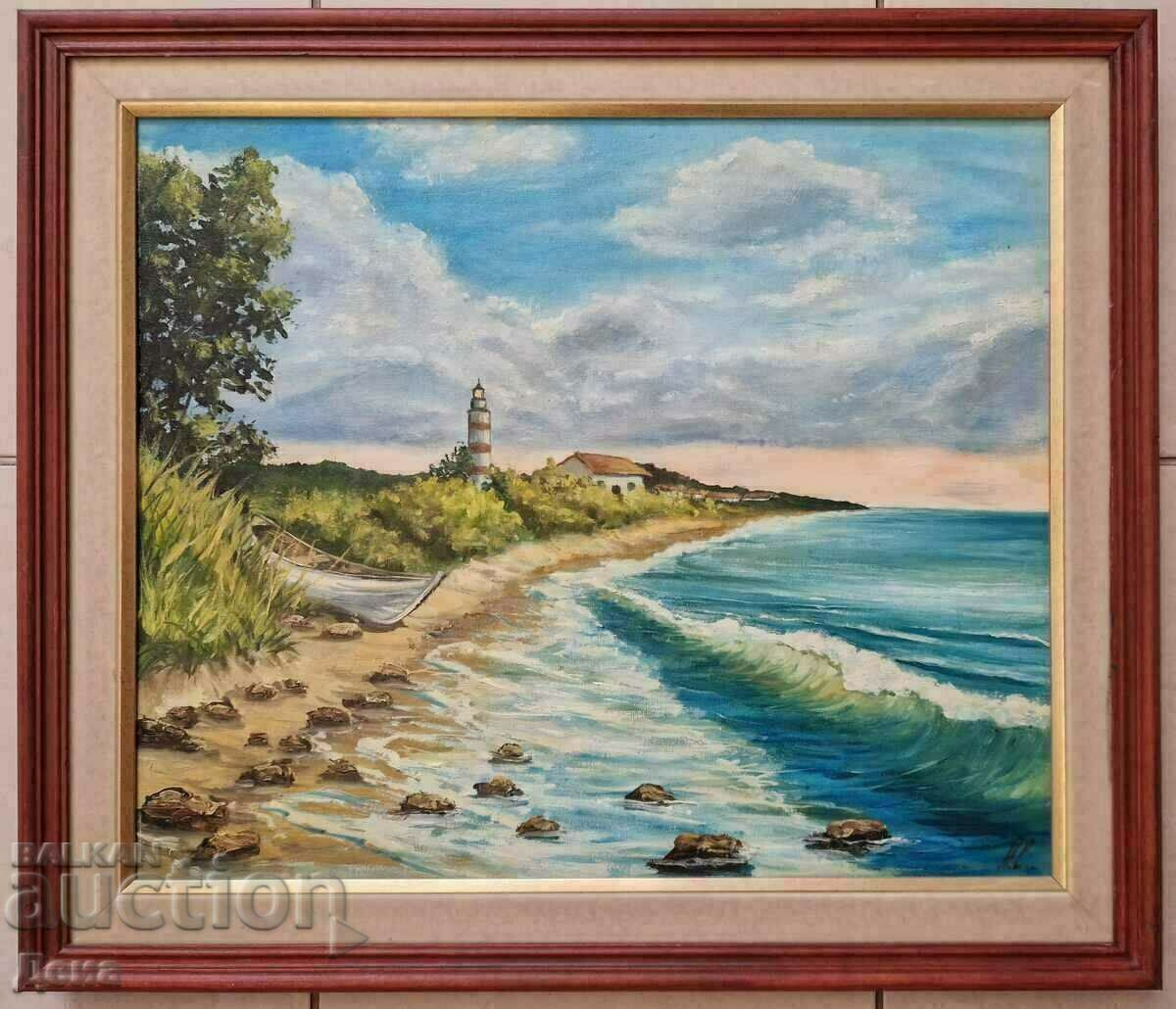 Frumos pictură în ulei Frumos pictură în ulei