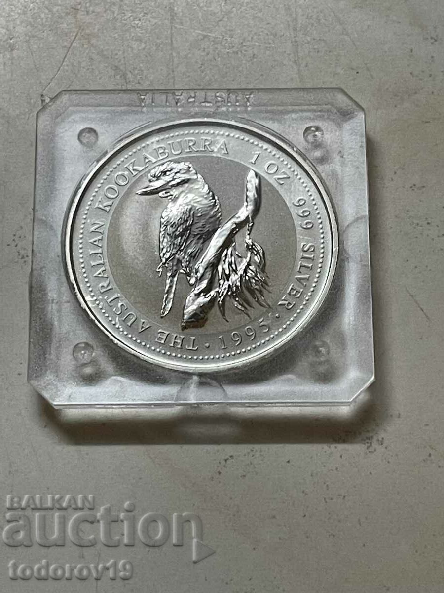 Δημοπρασία 1 oz Silver Australian KOOKABURA 1995