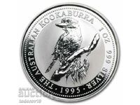 1 oz argint australian KOOKABURA 1995