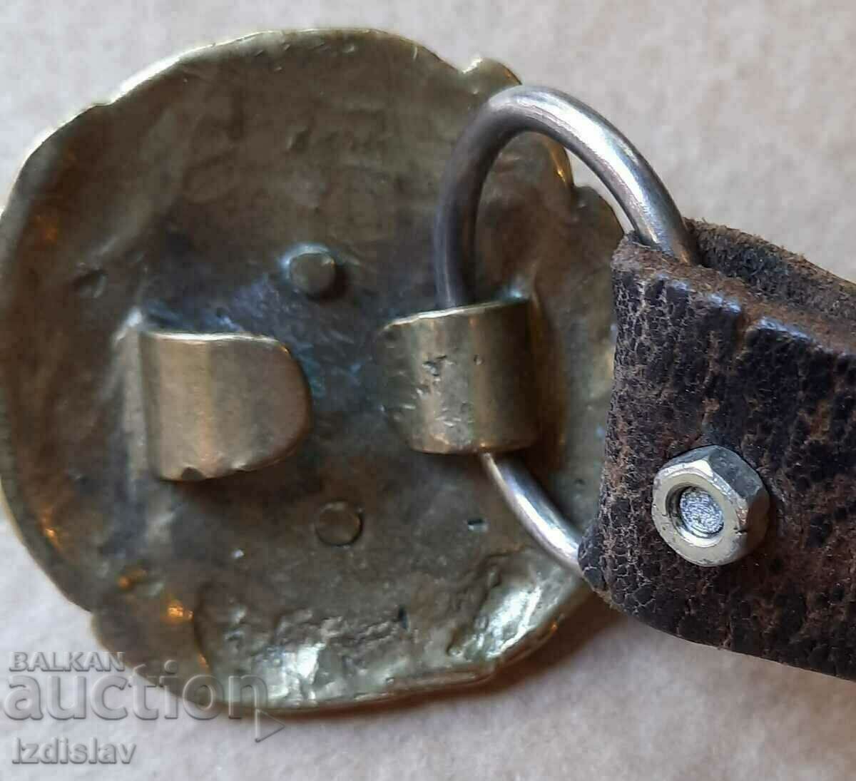 Auction Military belt with buckle Auction Military belt with buckle