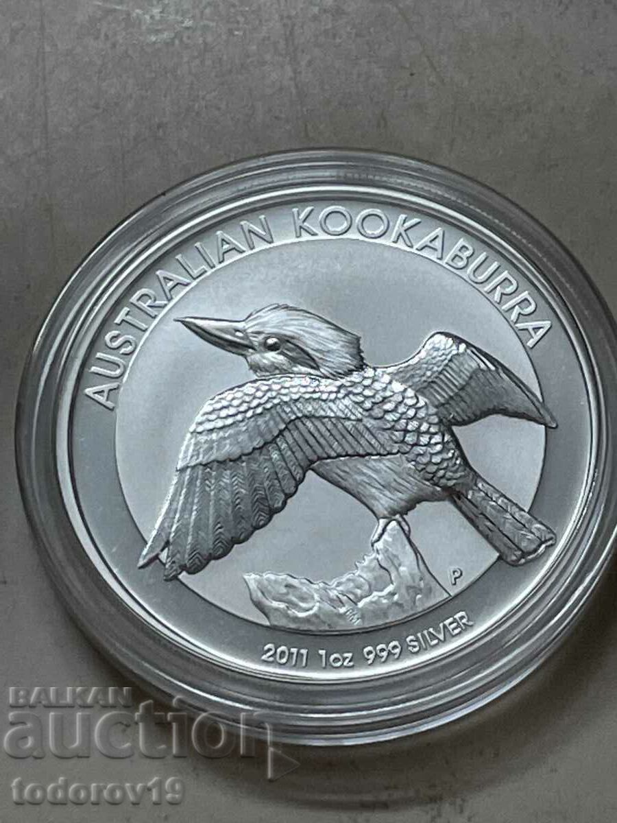 Auction 1 oz Silver Australian KUKABURA 2011 Auction 1 oz Silver Australian KUKABURA 2011