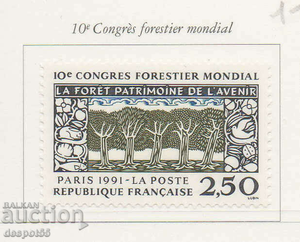 1991. France. 10th World Forestry Congress - Paris.
