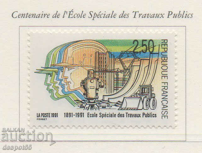 1991. France. 100 years of the School of Public Works.