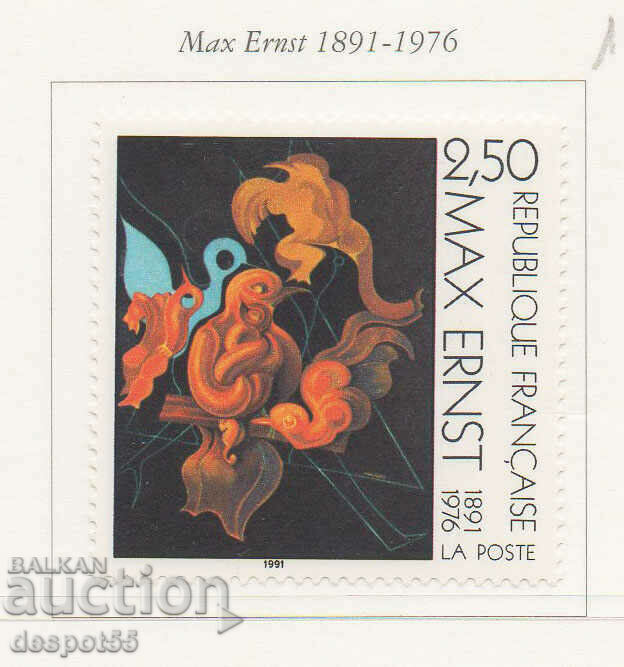 1991. France. 100 years since the birth of Max Ernst.