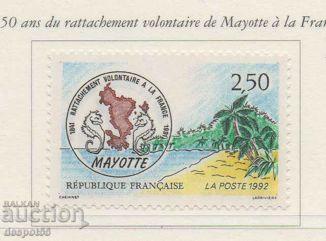 1991 Franța. Aderarea voluntară a Mayottei în Franța