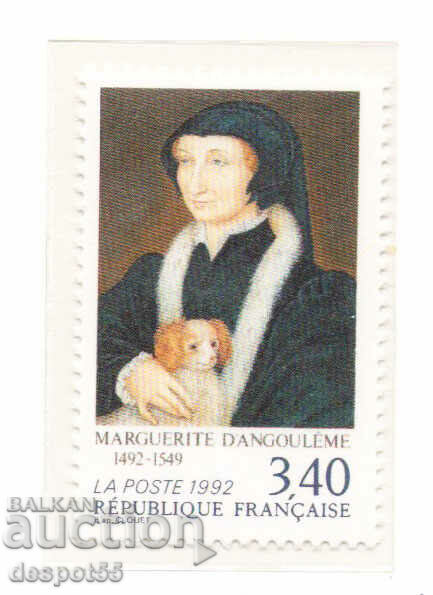 1992. Γαλλία. Marguerite d'Angouleme, βασίλισσα της Ναβάρρας.