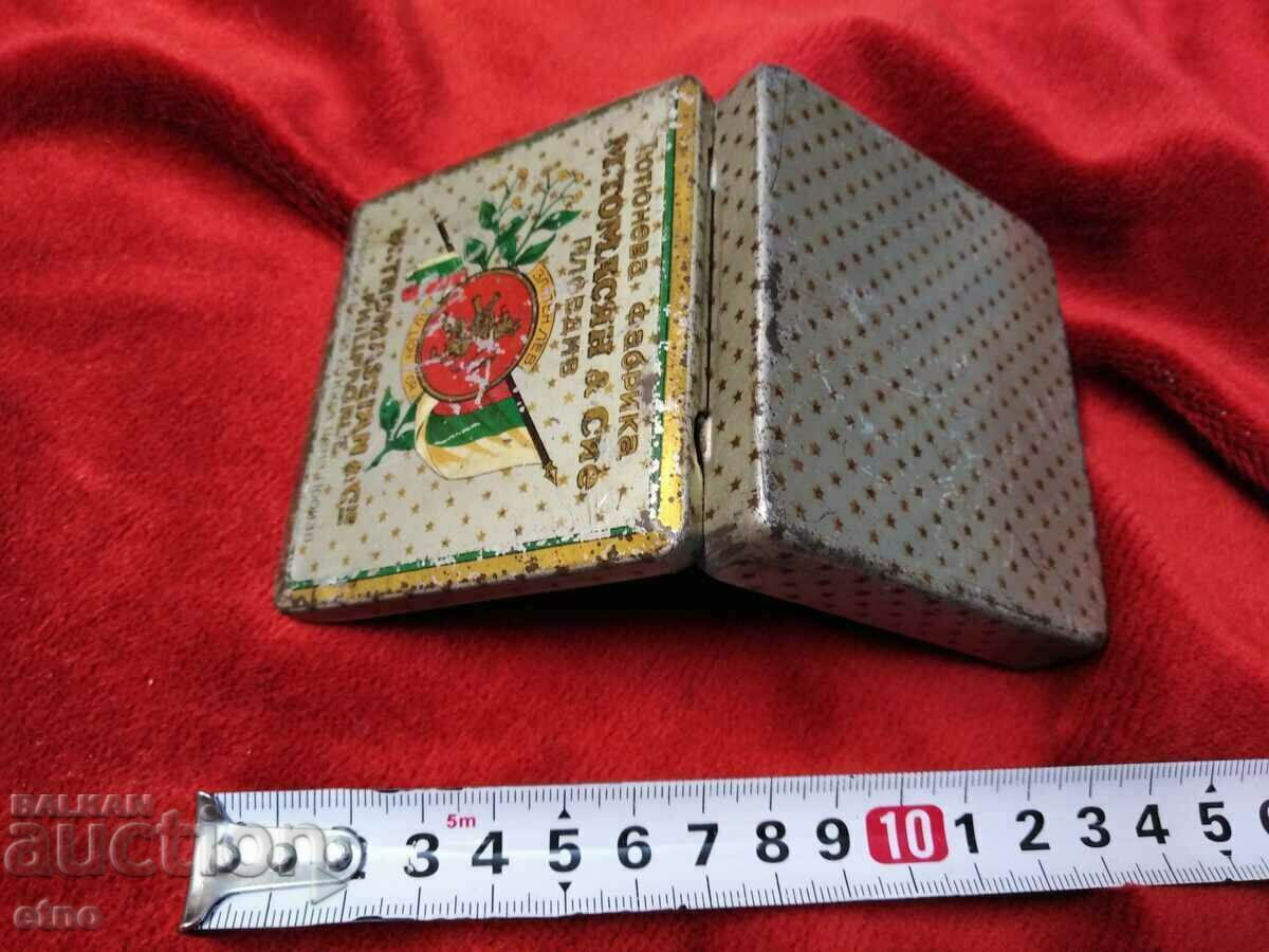 Livrarea 1907 ROYAL TOBACCO "M.TOMASYAN" tigari, tutun, CUTIE