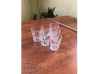 GLASS GLASS GLASS NEW 350 ML.-6 PCS. ADVERTISING RELIEF