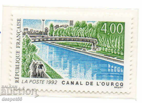 1992. France. Canal L'Ourcq.