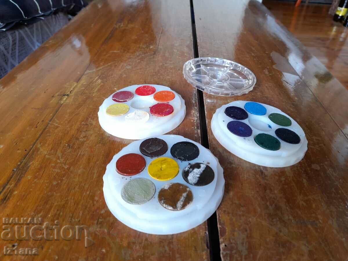 Auction Old watercolors, crayons Auction Old watercolors, crayons