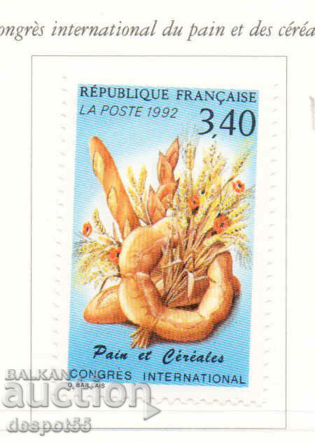 1992. Franţa. Congresul Internațional despre Pâine și Cereale.