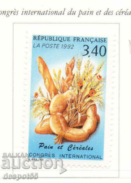 1992. Франция. Международен конгрес по хляб и зърнени храни.