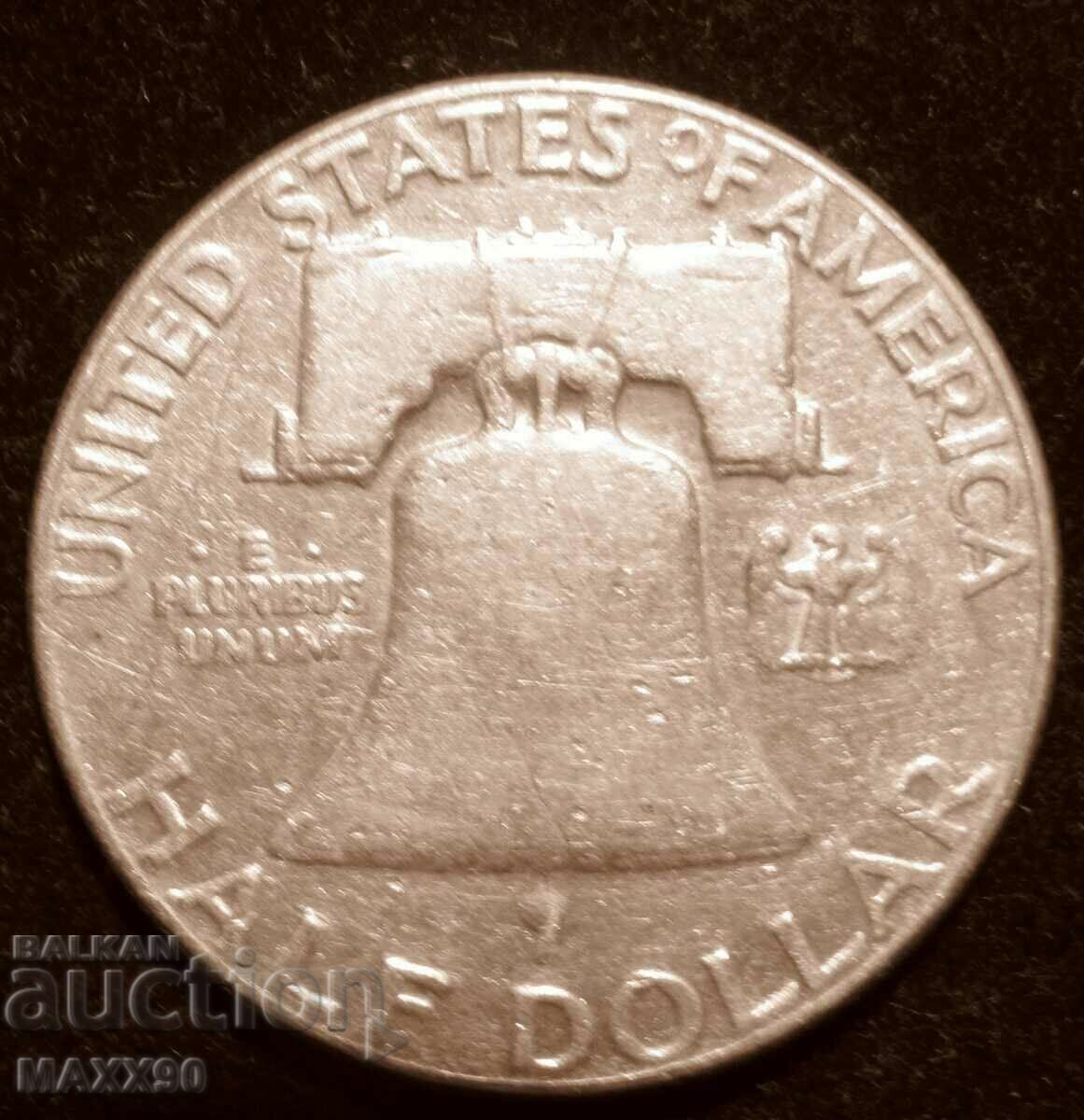 Half Dollar 1952 with price 50.00 BGN | € 25.56 Half Dollar 1952 with price 50.00 BGN | € 25.56