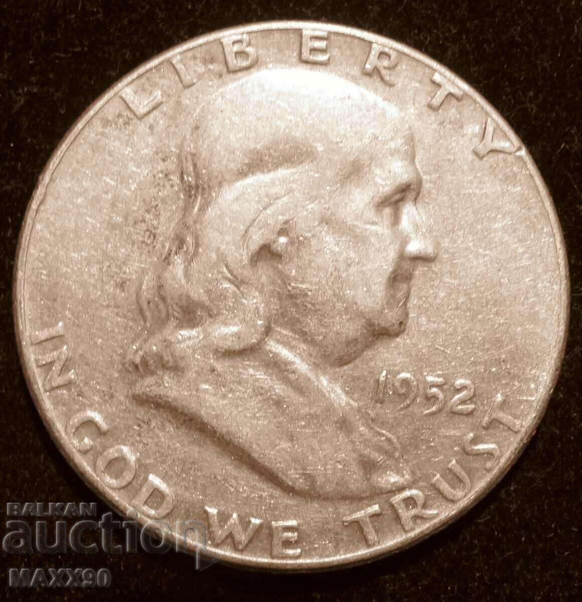 Auction Half Dollar 1952 Auction Half Dollar 1952