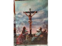 Stereo postcard Sarinna Jesus Crucifixion