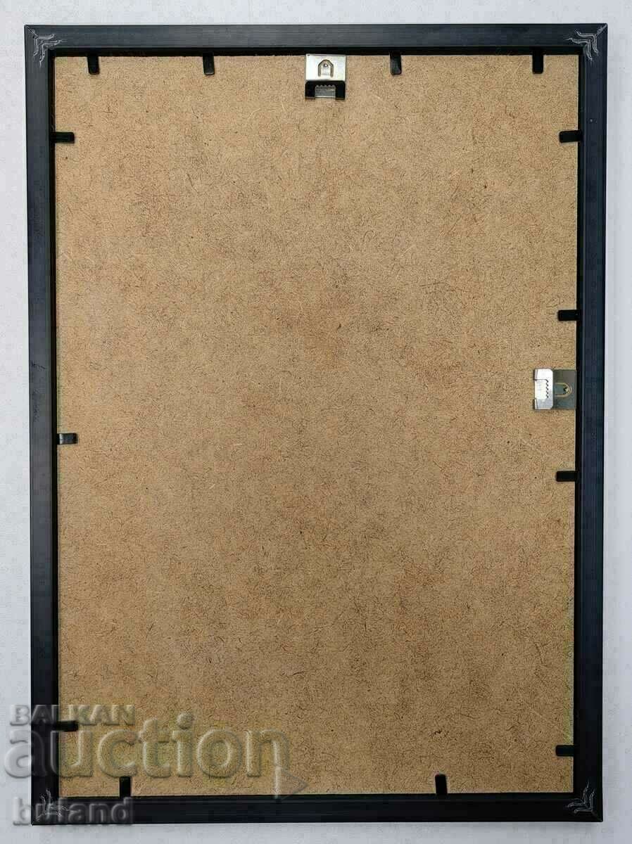 High quality portrait of Tsar Boris III in a frame with price 24.99 BGN | € 12.78 High quality portrait of Tsar Boris III in a frame with price 24.99 BGN | € 12.78