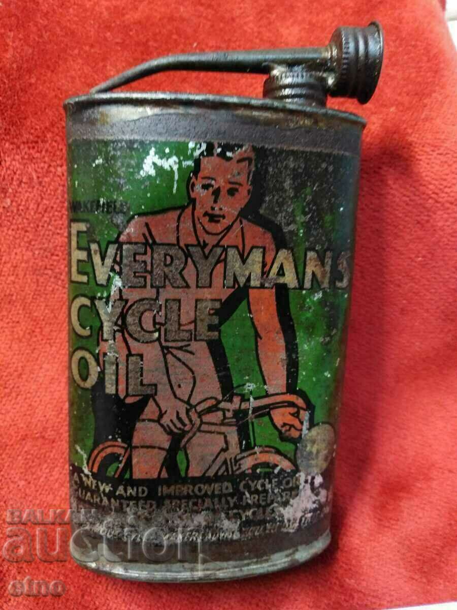 1930 VINTAGE OIL CANNON, Maslenitsa, bicycle, wheel with price 95.00 BGN | € 48.57