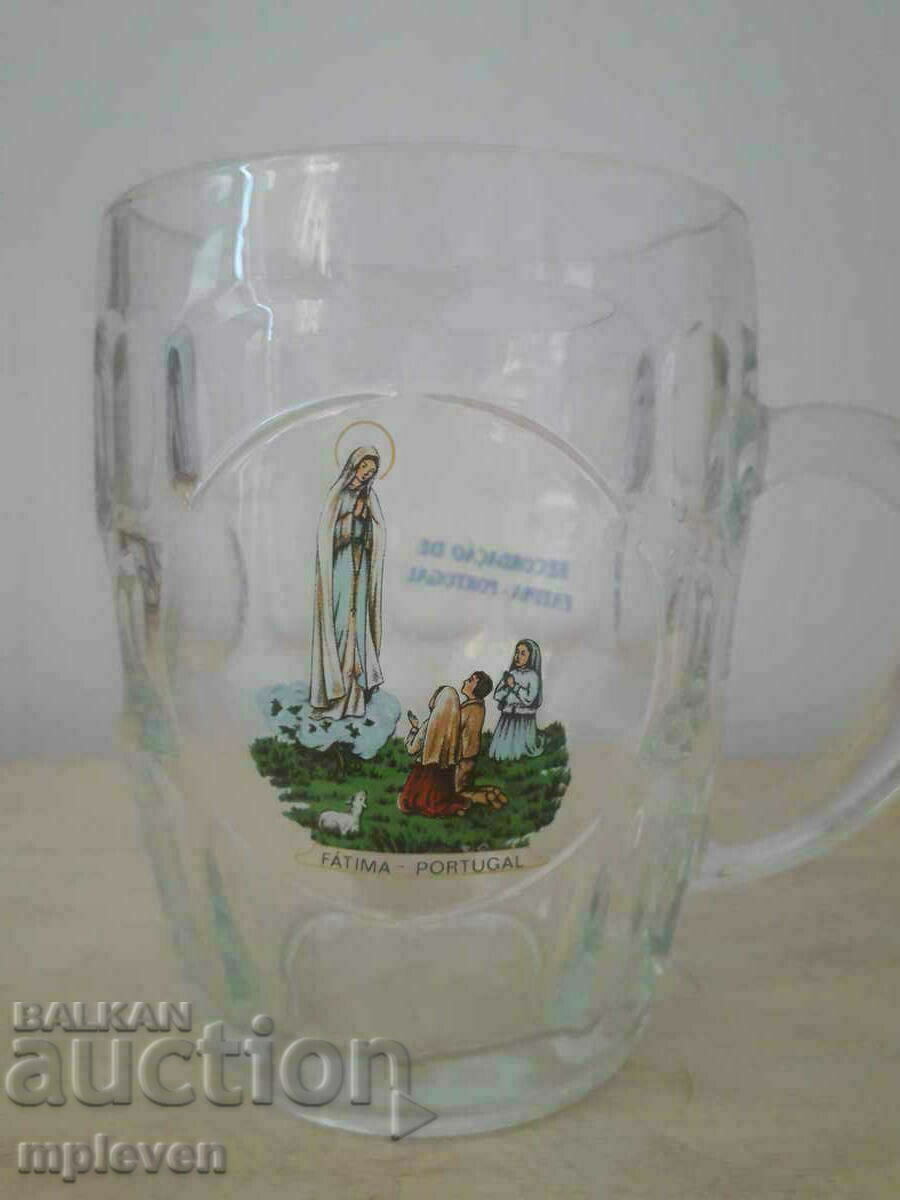 Beer mug, tourism, Fatima, Portugal