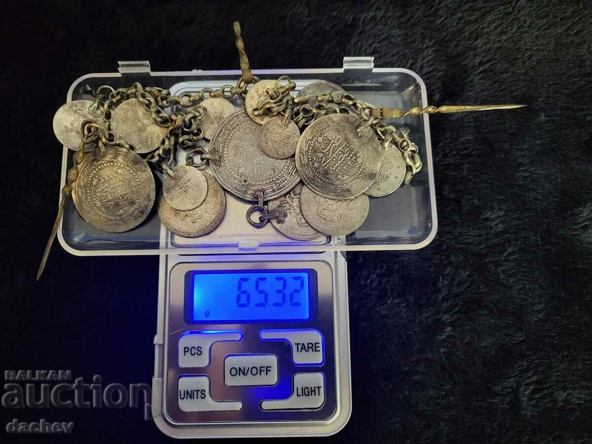 Παλιό Ασημένιο Αναγεννησιακό κόσμημα με φούντα, μέρος παραδοσιακής φορεσιάς, 19ος αιώνας - 7 Παλιό Ασημένιο Αναγεννησιακό κόσμημα με φούντα, μέρος παραδοσιακής φορεσιάς, 19ος αιώνας - 7