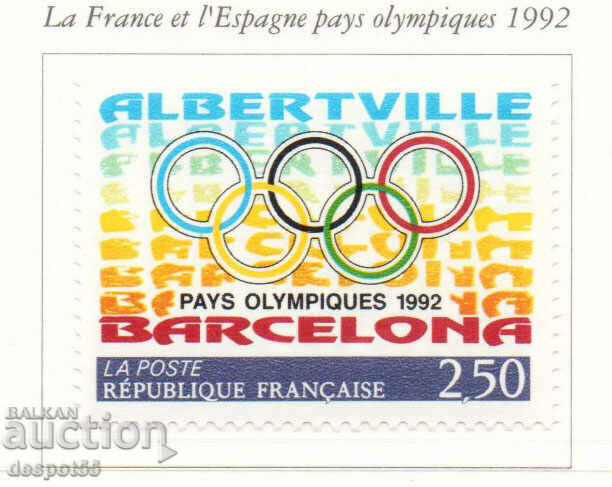 1992. Franţa. Jocurile Olimpice de iarnă - Albertville.