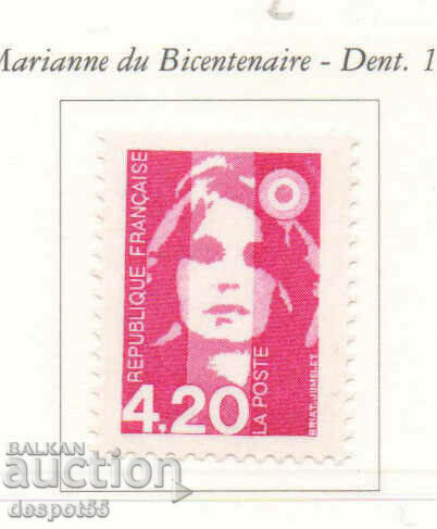 1992. France. "Marianna" - New value. Regular edition.