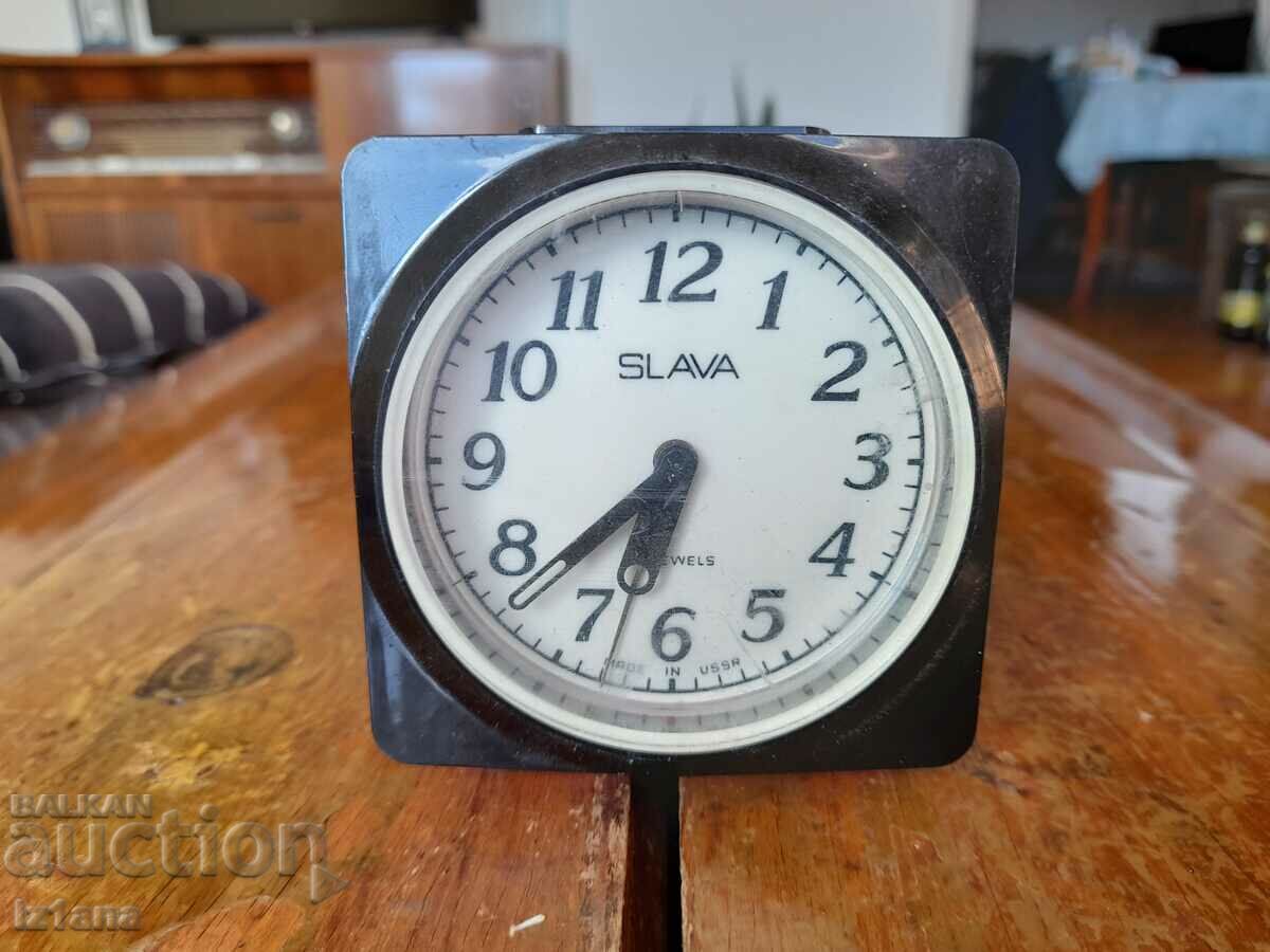 Desk clock, alarm clock SLAVA, SLAVA with price 10.00 BGN | € 5.11 Desk clock, alarm clock SLAVA, SLAVA with price 10.00 BGN | € 5.11