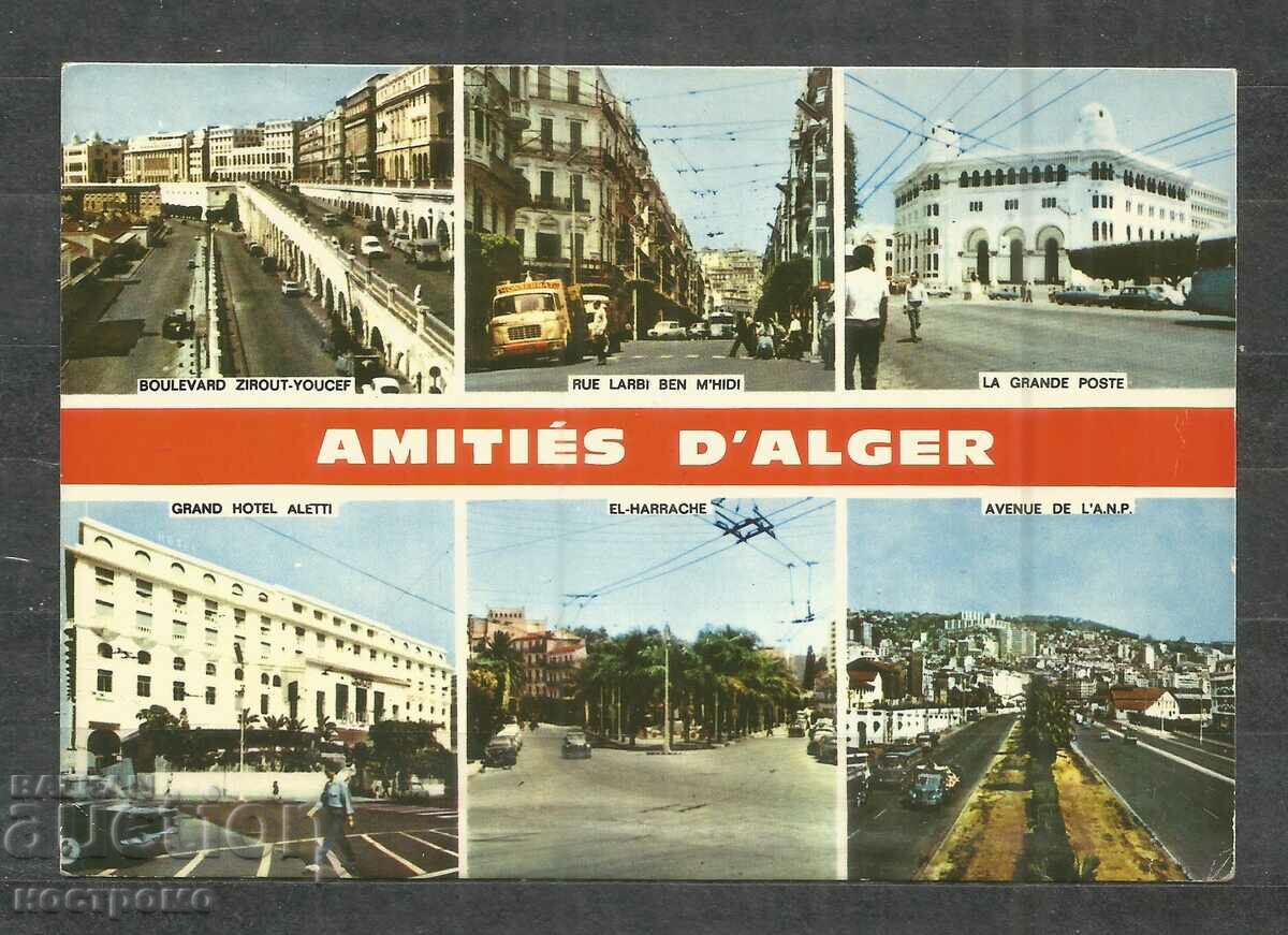 traveled Post card ALGERIA - A 946
