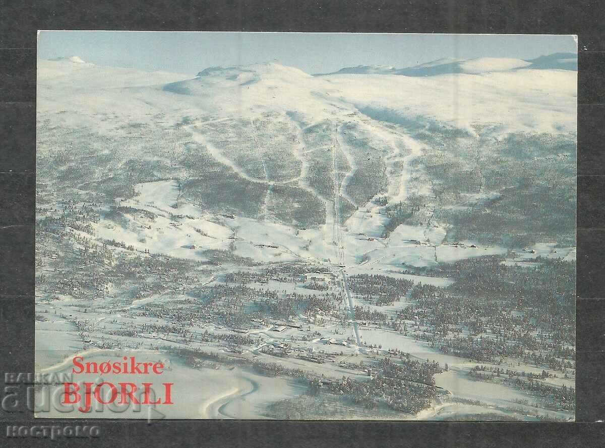 Carte poștală călătorită NORVEGIA - A 949