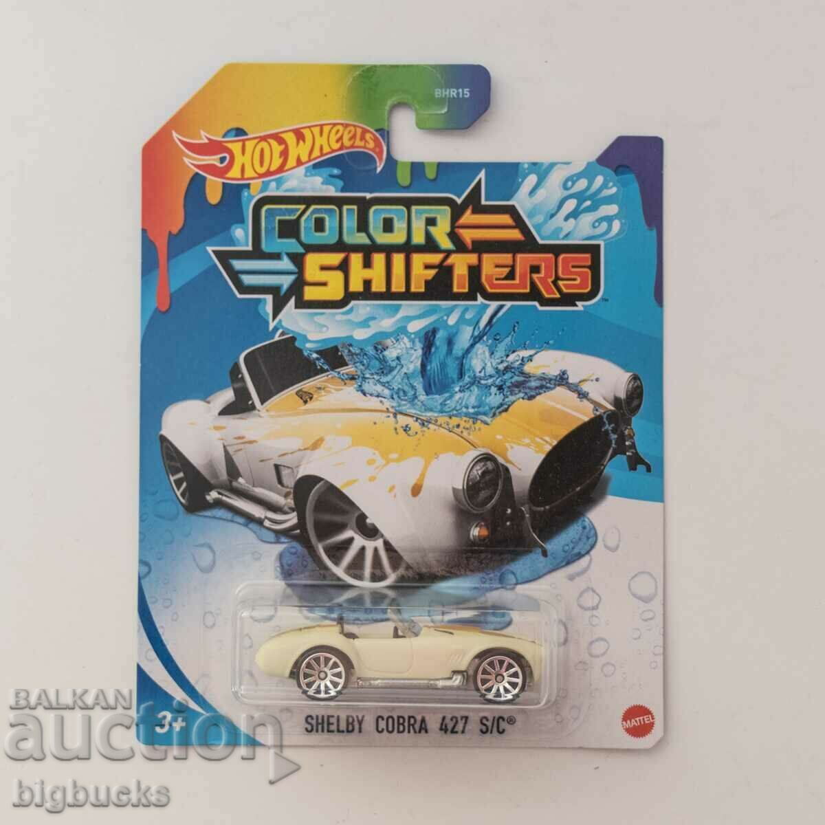 Hot Wheels Color Shifters Shelby Cobra 427 car 1:64