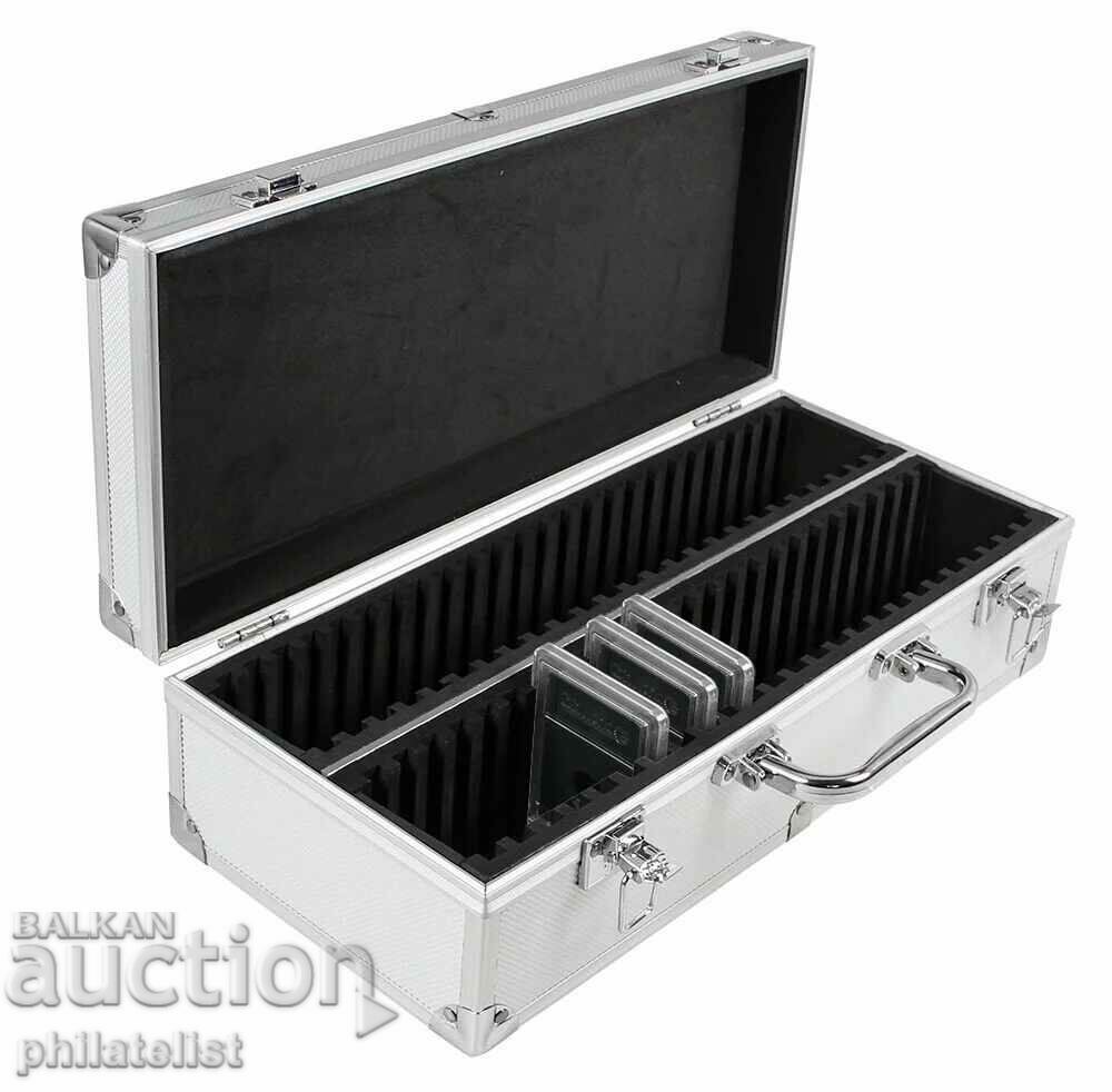 SAFE - Aluminum case for 50 certified coins