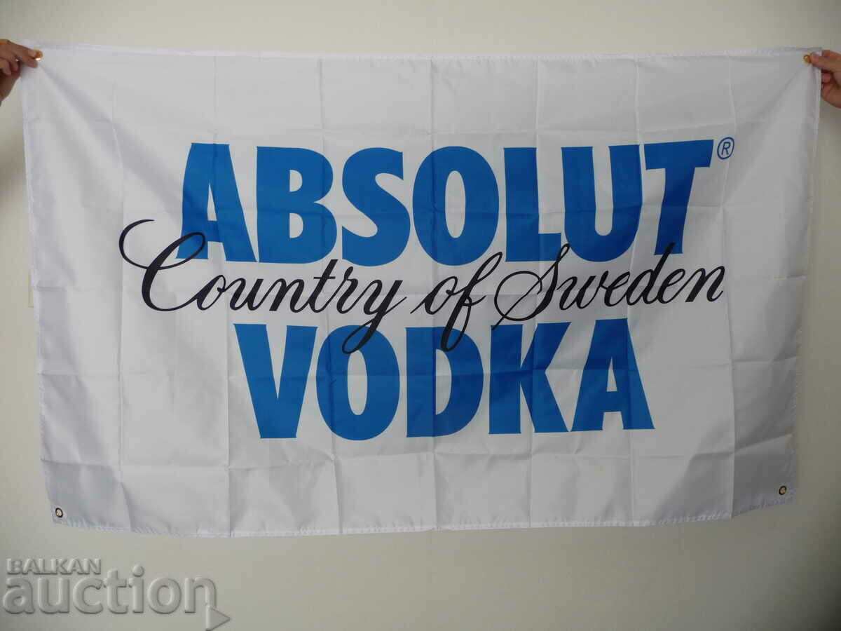 Absolut vodka знаме флаг водка Абсолют реклама Швеция алкохо