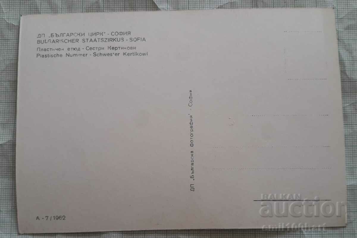 Auction DP Bulgarian Circus Sofia Plastic sketch Kertikovi sisters Auction DP Bulgarian Circus Sofia Plastic sketch Kertikovi sisters