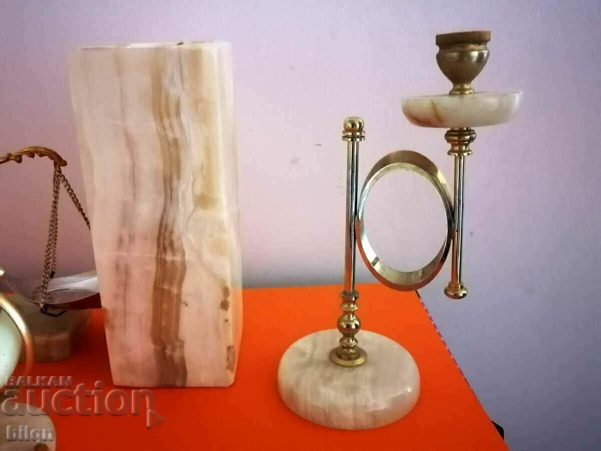 Delivery of Uniquely Beautiful Onyx And Gilt Collector's Set