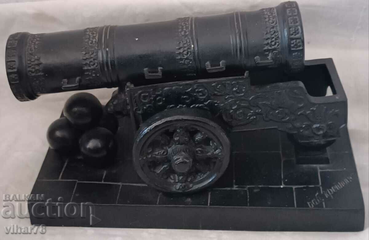 Russian cast iron signal cannon from Kaski factory 1961